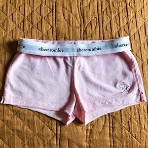 Abercrombie Fold Over Waist Cotton Shorts